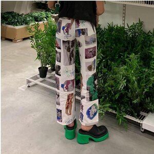 With Jean Womens Newry Floral Mimicry Cotton Jeans | Size S